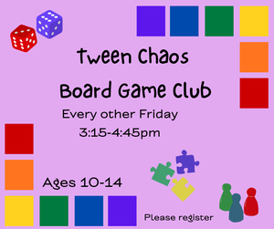 Tween Chaos Board Ga